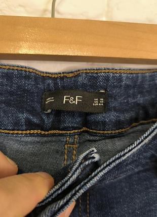 Джинсы стрейчевые f&f 4