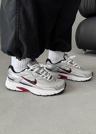 😍 женские кроссовки nike initiator silver/red