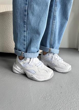 😍 женские кроссовки nike m2k white 3
