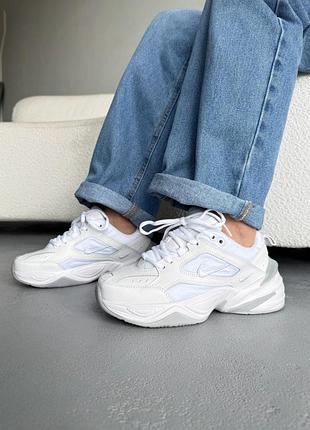 😍 женские кроссовки nike m2k white 6
