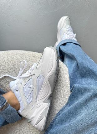 😍 женские кроссовки nike m2k white 9