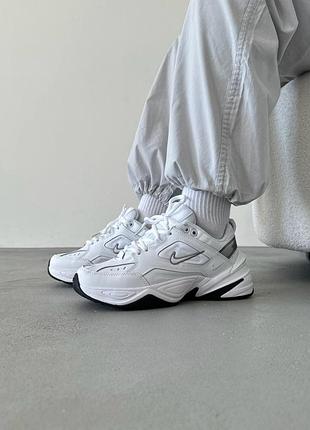 😍 женские кроссовки nike m2k white/black