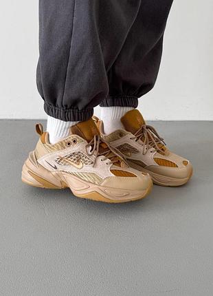 😍 женские кроссовки nike m2k beige