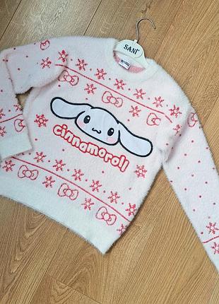 Теплая кофта свитер для девочки