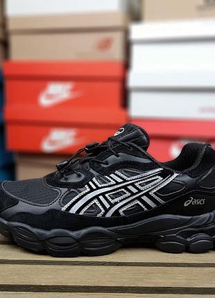Жіночі кросівки asics gel nyc thermo black чорні