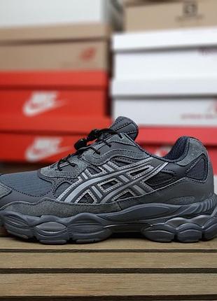 Жіночі кросівки asics gel-nyc thermo grey сірі