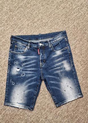 Джинсовые шорты dsquared2 original made in italy.