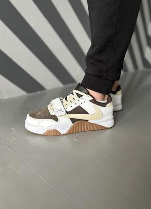 Travis scott x nike jordan cut the check reverse mocha