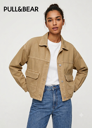 Куртка джинсова pull &amp;bear  р .m
