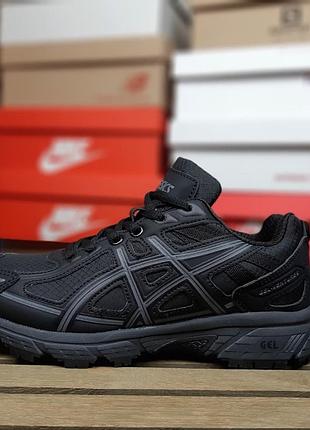 Жіночі кросівки asics gel venture 6 чорні
