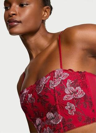 ♥️victoria's secret корсет червоний