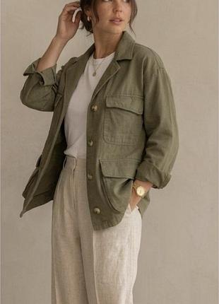 Щільна джинсова куртка zara