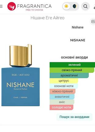Nishane ege парфюм 100 мл оригинал 8