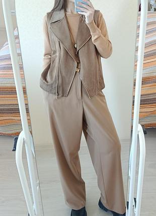 Жилетка під замш massimo dutti 2
