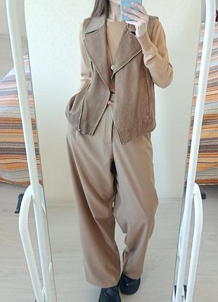 Жилетка під замш massimo dutti 6