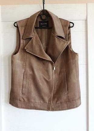 Жилетка під замш massimo dutti 9