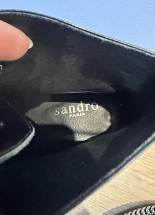 Шкіряні черевики sandro 6