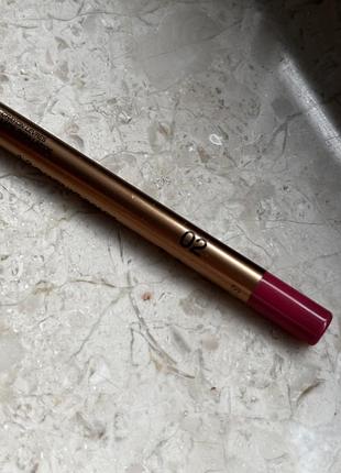 Кремовий контурний олівець для губ kiko milano creamy colour comfort lip liner, відтінок 02