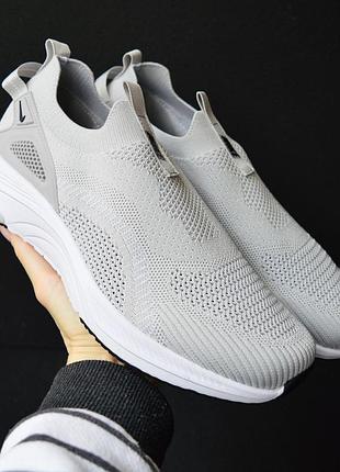 Nike gray мокасини 2