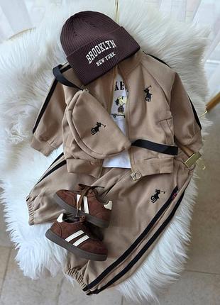 Костюм 115, р.80,90,100,110,120, беж 2