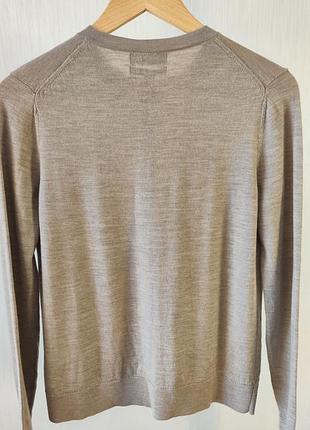 Кардиган m&amp;s extra fine merino wool, бежевий 3