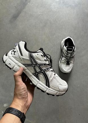 Кроссовки asics gel kahana 8 white black goretex str