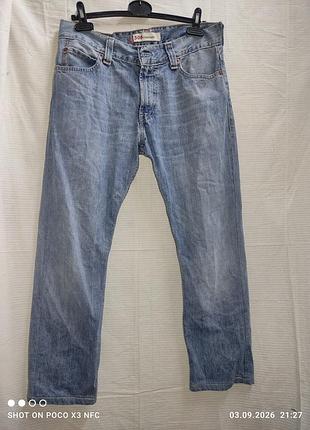 Винтажные джинсы levi's 506 standard blue (w32 оригинал мужские