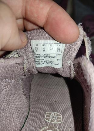 Clarks, кроссовки для девочки 22р. 6