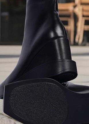Ботильоны женские в черном цвете 5