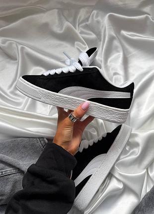 Кросівки suede xl black/white 🤍 3
