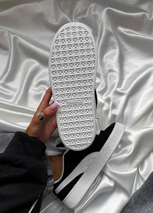Кросівки suede xl black/white 🤍 4