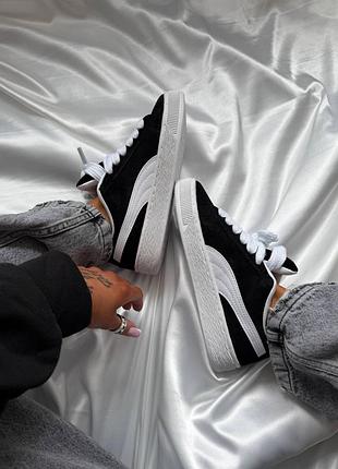 Кросівки suede xl black/white 🤍 5