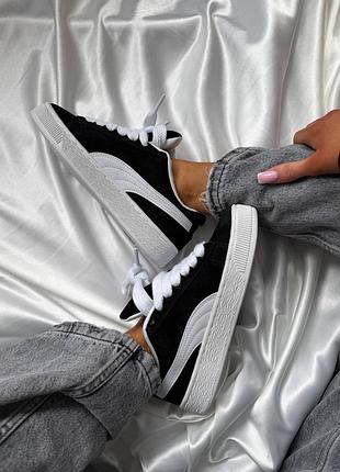 Кросівки suede xl black/white 🤍 6