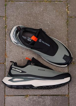 Р.41-45 кросівки salomon odyssey elmt gore-tex black khaki orange sl036