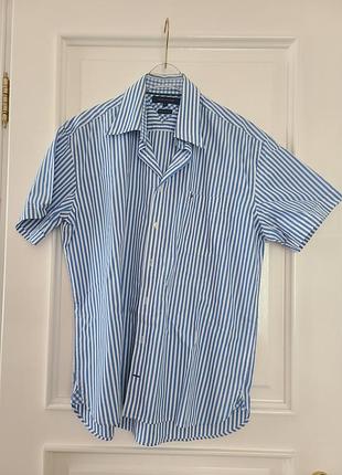 Мужская летняя рубашка в полоску Tommy hilfiger