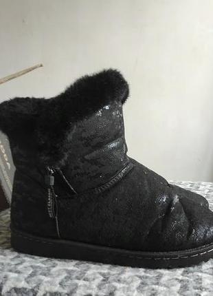 Угги черные замшевые угги 41