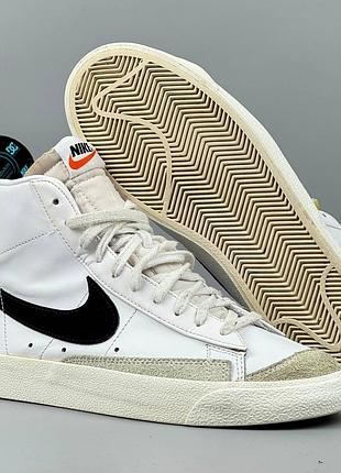 Nike blazer mid 77 кеды кеди кроссовки кросівки обувь взуття шкіра черевики демисезон ботинки кожа классика блейзер найк sb баскетбол спортзал 645
