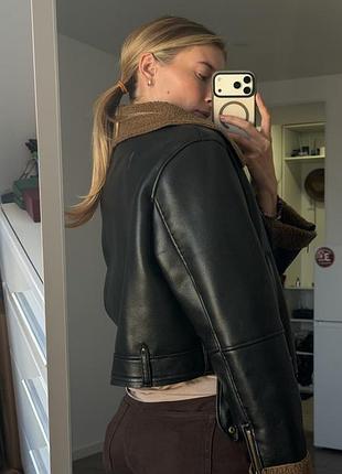 Дублянка zara коричнева 3