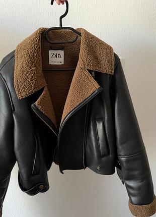 Дублянка zara коричнева 2
