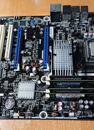 Комплект intel dp45sg (s775, p45,ddr3) +pentium e6600+8gb ddr3