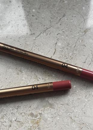 Кремовий контурний олівець для губ kiko milano creamy colour comfort lip liner, відтінок 04