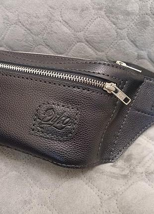 Бананка кожаная сумка на пояс сумка через плечо кожаная сумка 2 отделения