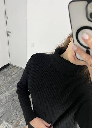 Довгий вʼязаний светр 2