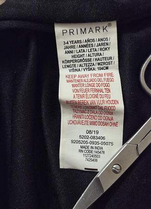 Роскошный праздничный топ primark premium/ 3-4years 7