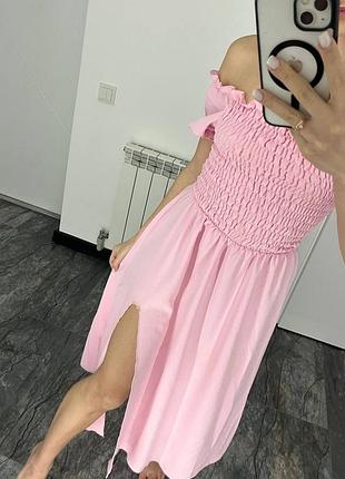 Сукня рожева 2