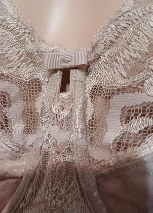Нюдовий бежевий бюстгалтер 90 e m&s 5