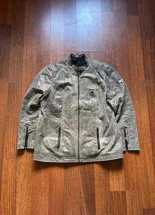 Чоловіча куртка шкіряна vintage leather байкерська б у