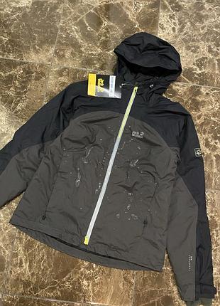Трекінгова куртка jack wolfskin texapore оригінал нова дощовик з капішоном мембранка