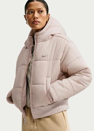 Оригінал! сша! жіноча зимова куртка пуховик nike sportswear classic puffer therma-fit jacket iu3729-236
