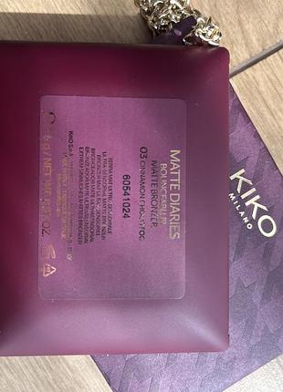 Бронзер kiko milano matte diaries 03 3
